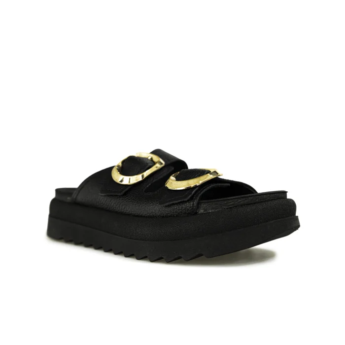 Sandalia Mujer pegada 234405 Burnished Preto - Imagen 2