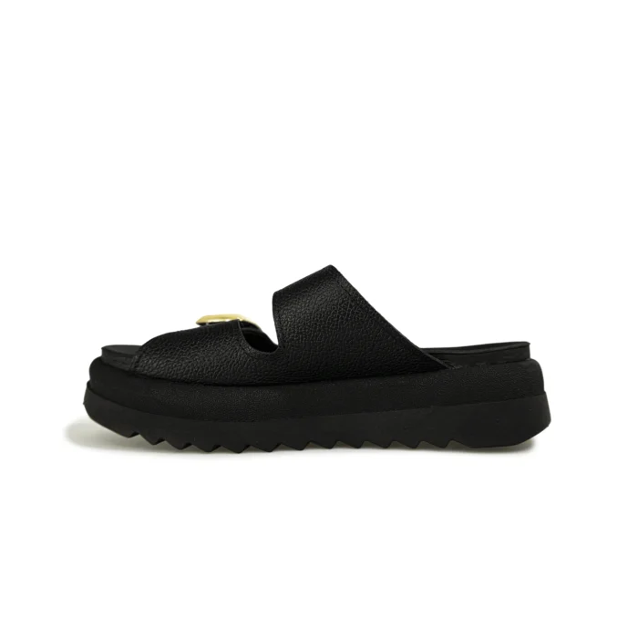 Sandalia Mujer pegada 234405 Burnished Preto - Imagen 4