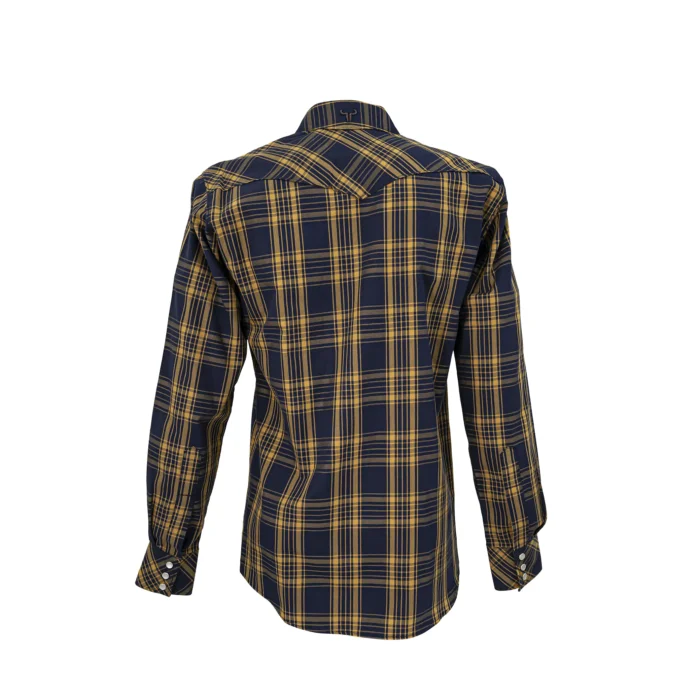 Camisa Hombre TNT 90236 Cuadros Marino - Imagen 2