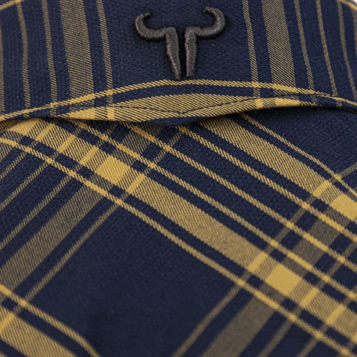 Camisa Hombre TNT 90236 Cuadros Marino - Imagen 3