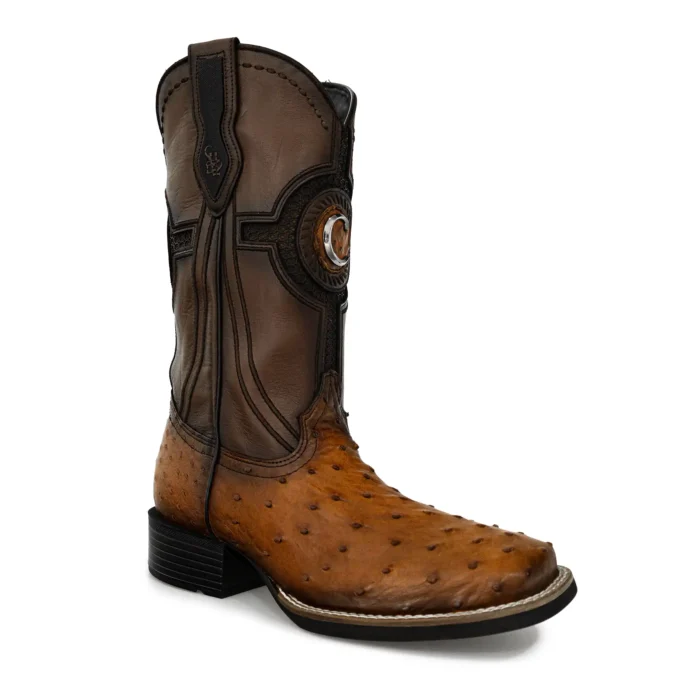 Bota Hombre Cuadra SZ2SA1 Brandy  Avestruz - Imagen 2