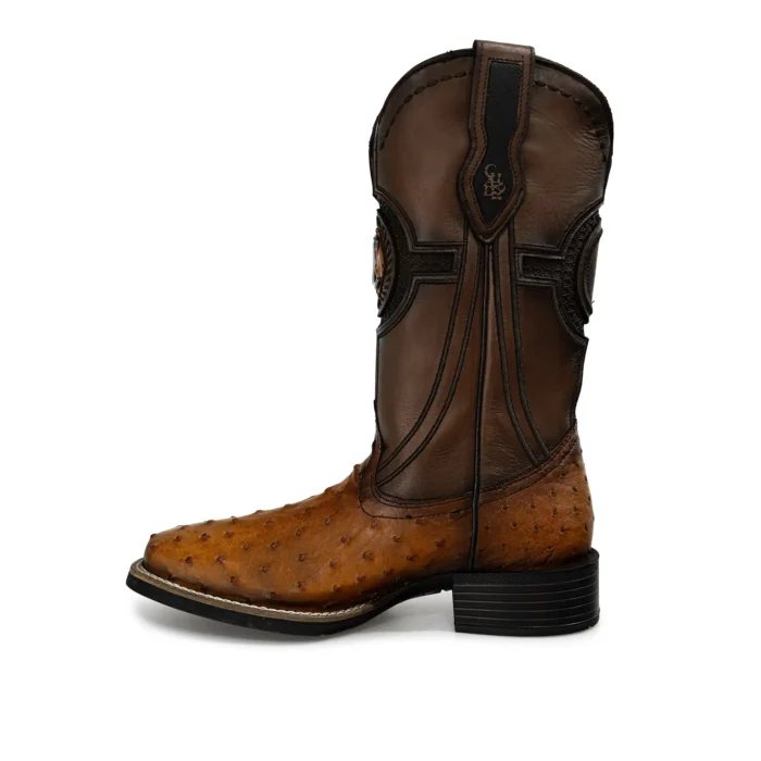Bota Hombre Cuadra SZ2SA1 Brandy  Avestruz - Imagen 4