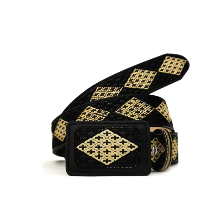Cinto Hombre Mariscal 451 ORO-NGR 40MM - Imagen 1