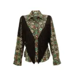 Camisa Mujer Replicados Tiras Organza