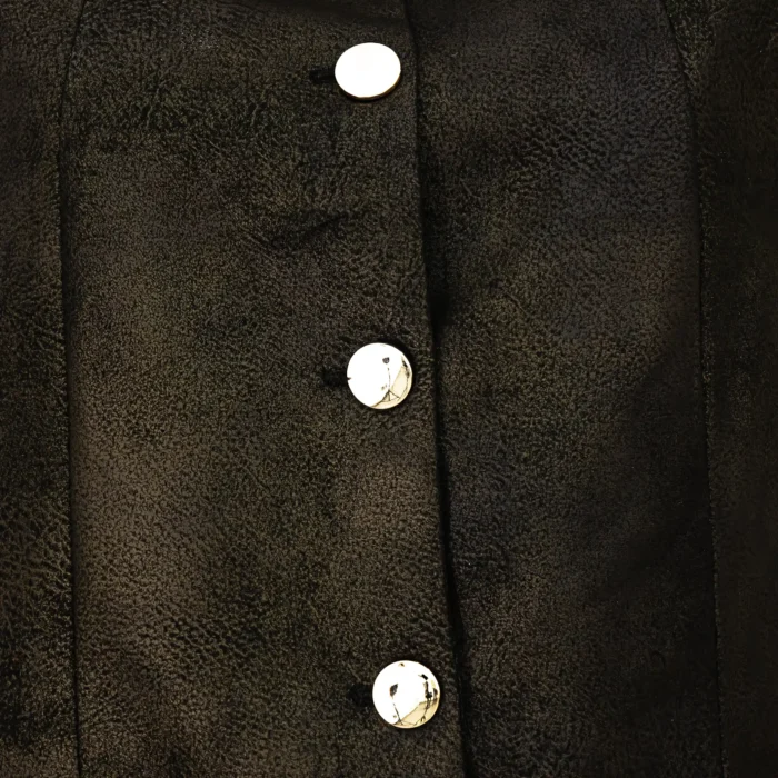 Chamarra Mujer Replicados Gamuza - Imagen 3