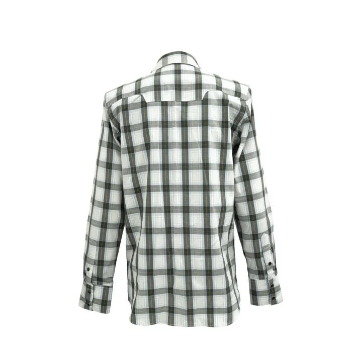 Camisa Hombre Mabo Vaq Cuadros Gra - Imagen 2