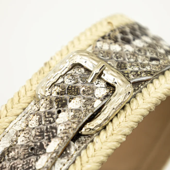 Sandalia Mujer Cuadra 44SPMPM Python - Imagen 6