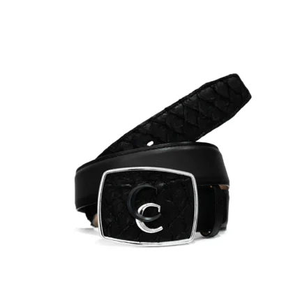 Cinto Hombre Cuadra CV496PI Piton - Negro, 40