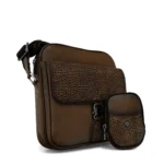 Bolsa Hombre Cuadra BOC61BN Bisonte Nubuck - Imagen 2