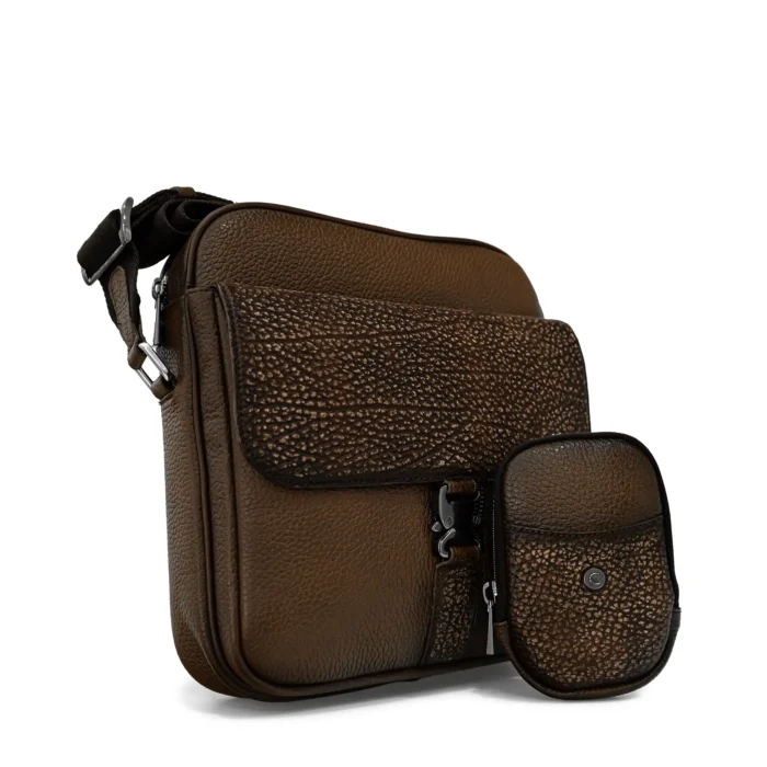 Bolsa Hombre Cuadra BOC61BN Bisonte Nubuck - Imagen 2