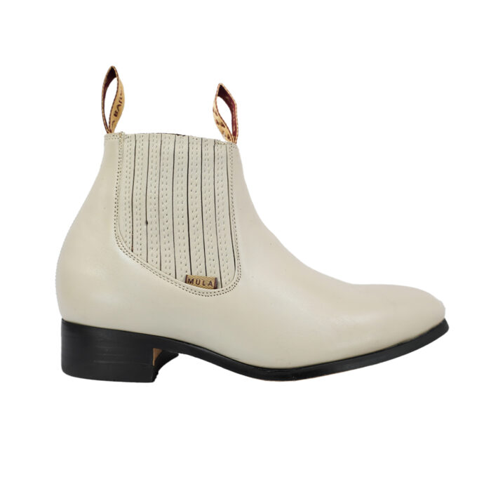 A01714-20-Hueso.jpg Botines Hombre En Piel Autentica La Barca P500 - Imagen 3