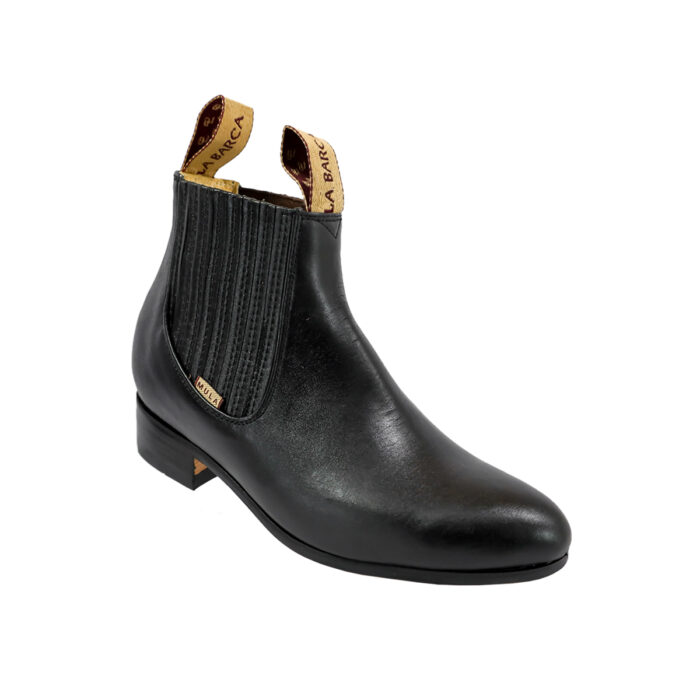 A01714-29-Negro.jpg Botines Hombre En Piel Autentica La Barca P500 - Imagen 8