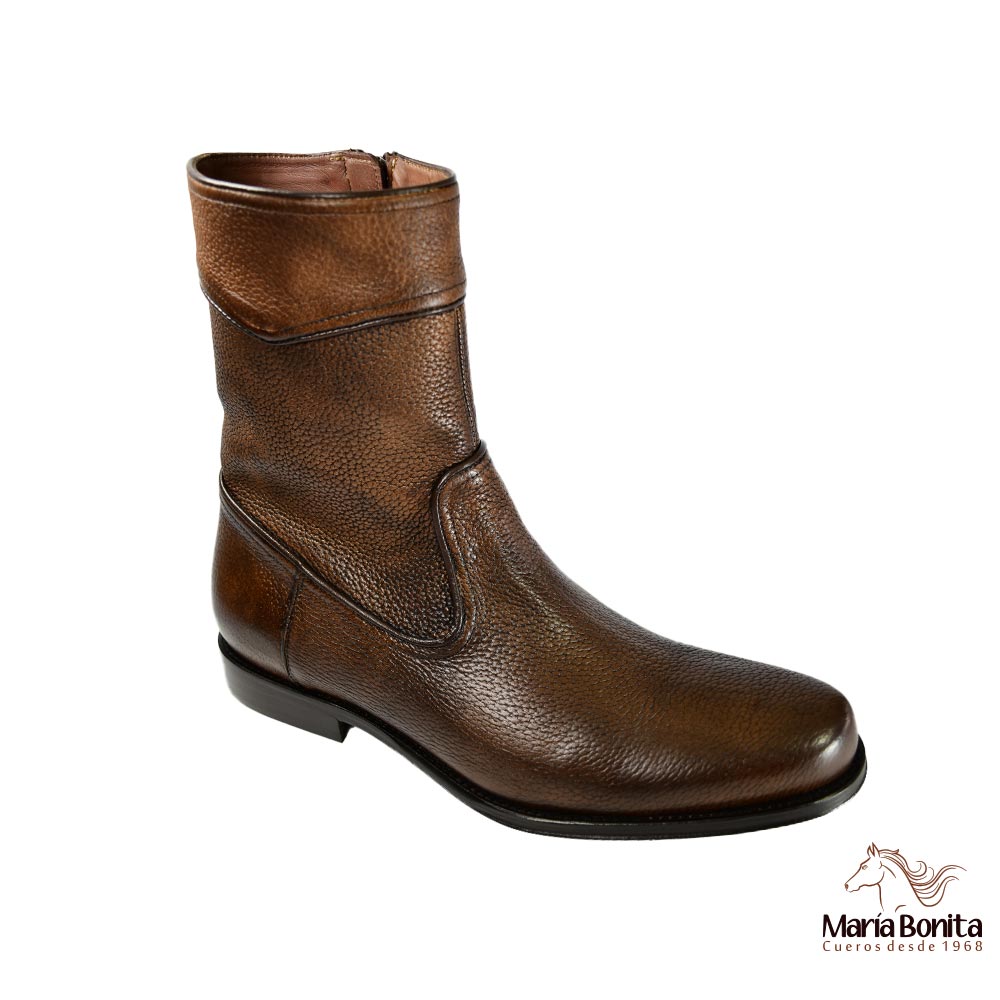 Botas cuadra hombre piel de online venado