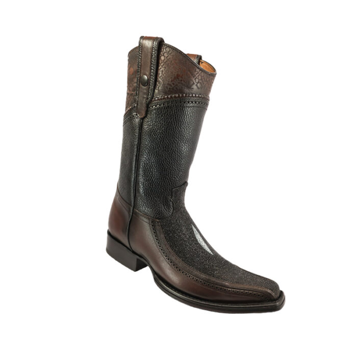 Botas Hombre Vaqueras En Piel Autentica Cuadra 1B1Dma - Imagen 2