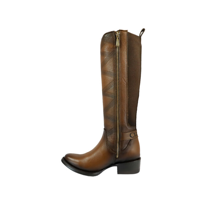Botas Mujer Altas En Piel Autentica Cuadra 1X4Ars - Imagen 4