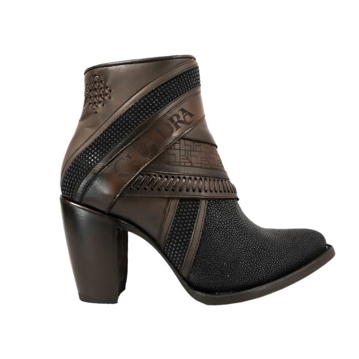 Botin Mujer En Piel Autentica Cuadra 3F86MA - Imagen 1
