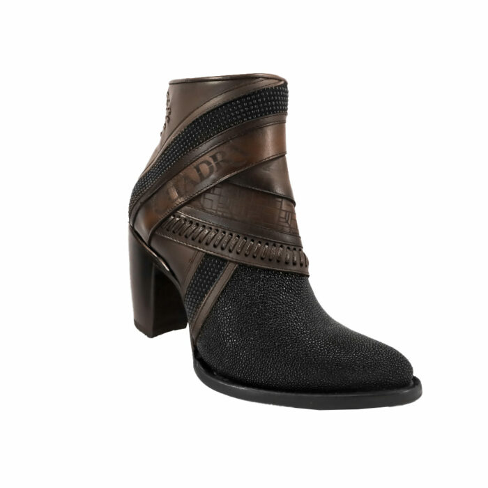 Botin Mujer En Piel Autentica Cuadra 3F86MA - Imagen 2