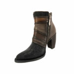 Botin Mujer En Piel Autentica Cuadra 3F86MA - Imagen 3