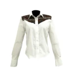 Camisa Mujer Mabo Popelina Escamas - Imagen 4