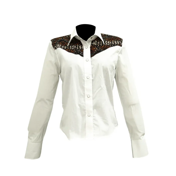 Camisa Mujer Mabo Popelina Escamas - Imagen 4