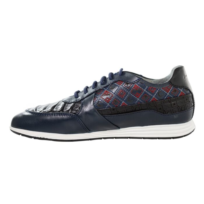 Sneakers Hombre En Piel Autentica Cuadra 71Kcwts - Imagen 3