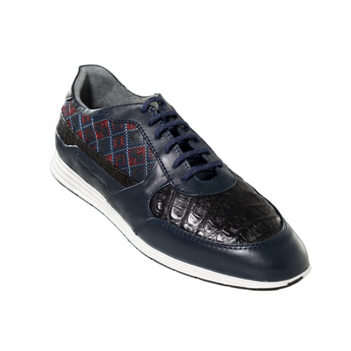 Sneakers Hombre En Piel Autentica Cuadra 71Kcwts - Imagen 2