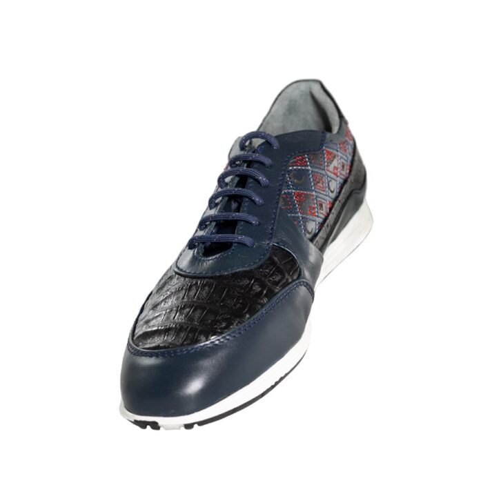 Sneakers Hombre En Piel Autentica Cuadra 71Kcwts - Imagen 5