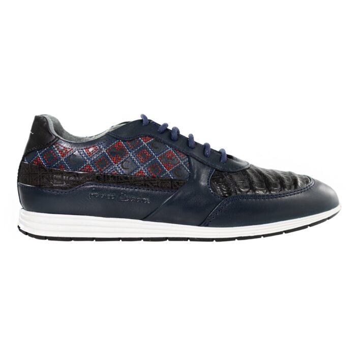 Sneakers Hombre En Piel Autentica Cuadra 71Kcwts - Imagen 1